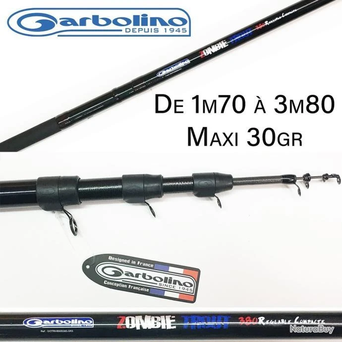 Canne Truite Toc Telereglable Garbolino Zombie Trout Rc 1 Canne Truite Toc Telereglable Garbolino Zombie Trout Rc