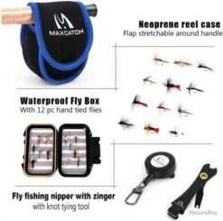 Canne à Mouche EXTREME 3-8WT En Fibre De Carbone 9ft 8wt Combo +bobine En Graphite Ligne De Vol