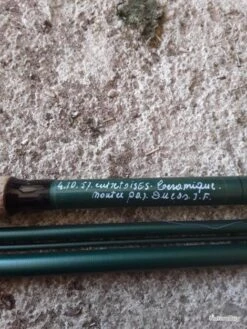 Canne à Pêche Au Toc Fil Intérieur Fabrication Artisanale Marque Ducos Avec Moulinet Garbolino