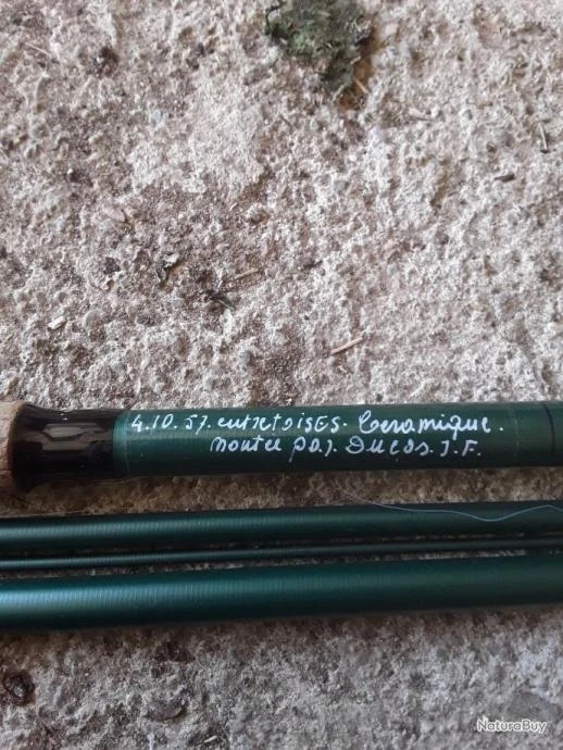 Canne à Pêche Au Toc Fil Intérieur Fabrication Artisanale Marque Ducos Avec Moulinet Garbolino 1 Canne à Pêche Au Toc Fil Intérieur Fabrication Artisanale Marque Ducos Avec Moulinet Garbolino