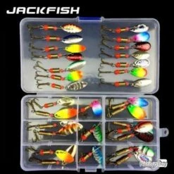 Ensemble De Leurre Cuillère De JACKFISH Appât Dur Spinner Leurre De Pêche - LIVRAISON GRATUITE!!