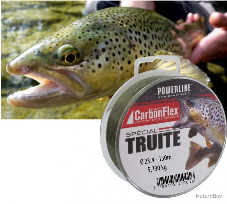 FIL CARBONFLEX TRUITE 150M 0.148mm-2.54kg 1 FIL CARBONFLEX TRUITE 150M 0.148mm-2.54kg