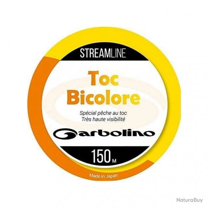 Nylon Garbolino Streamline Toc-mono Bicolore 150m Ø 22/100 1 Nylon Garbolino Streamline Toc-mono Bicolore 150m Ø 22/100