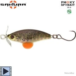 Leurre Sakura Phoxy Spybait 35 S 35mm 4.4g Real Life Fario Trout