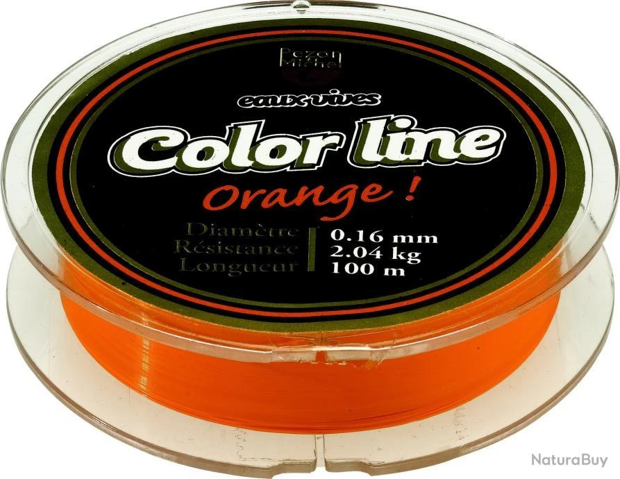 Monofilament Pezon & Michel Eaux Vives Color Line Orange 14,8/100-1,5KG 1 Monofilament Pezon & Michel Eaux Vives Color Line Orange 14,8/100-1,5KG