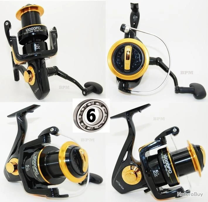 Moulinet Mer Surf / Digue MILLENIUM 10 000 FD ( 5 + 1 Roulements ) 1 Moulinet Mer Surf / Digue MILLENIUM 10 000 FD ( 5 + 1 Roulements )