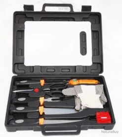 SUPERBE COFFRET COUTEAUX MILLENIUM ET ACCESSOIRES