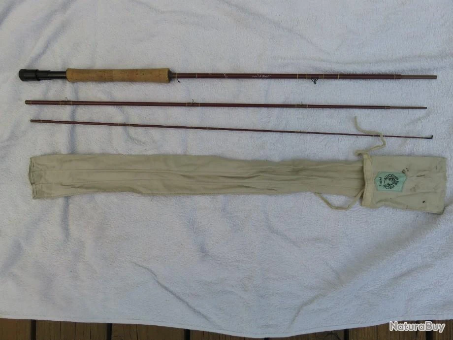 Canne à Mouche Du Coin De Pêche 7' Conolon En 3 éléments 1 Canne à Mouche Du Coin De Pêche 7' Conolon En 3 éléments