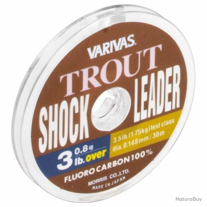 Bas De Ligne Fluorocarbone Varivas Trout Shock Leader 0.18mm 2 Bas De Ligne Fluorocarbone Varivas Trout Shock Leader 0.18mm – Image 2