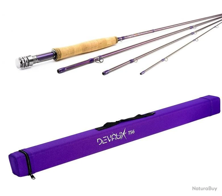 CANNE DEVAUX T56 8.8 Pieds - 4 Brins - 86gr Soie 4/5 1 CANNE DEVAUX T56 8.8 Pieds - 4 Brins - 86gr Soie 4/5