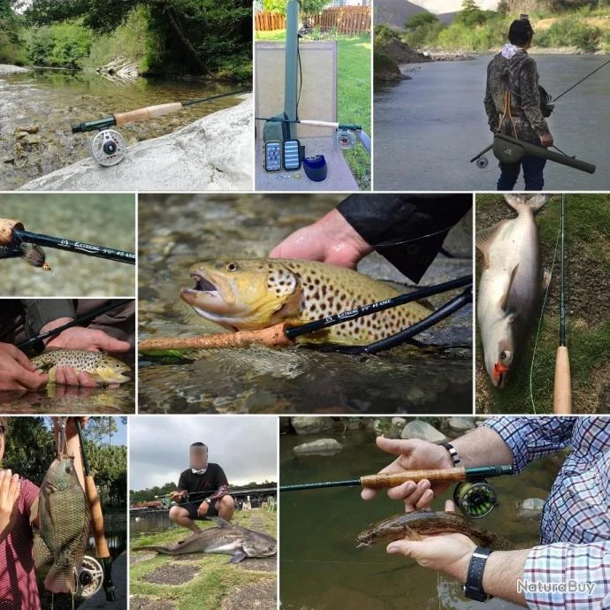 Canne à Mouche EXTREME 3-8WT En Fibre De Carbone 9ft 8wt Combo +bobine En Graphite Ligne De Vol 2 Canne à Mouche EXTREME 3-8WT En Fibre De Carbone 9ft 8wt Combo +bobine En Graphite Ligne De Vol – Image 2