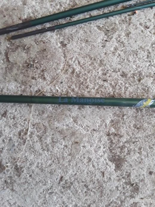 Canne à Pêche Au Toc Fil Intérieur Fabrication Artisanale Marque Ducos Avec Moulinet Garbolino 2 Canne à Pêche Au Toc Fil Intérieur Fabrication Artisanale Marque Ducos Avec Moulinet Garbolino – Image 2