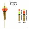 Streamline Garbolino Flotteur Truite - Toulousain - Par 20 - Fendue / 2 G / Jaune/Orange