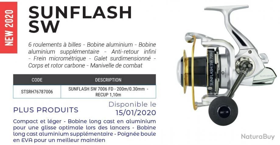 Sunflash SW 7006 FD Moulinet Surf Sunset 2 Sunflash SW 7006 FD Moulinet Surf Sunset – Image 2