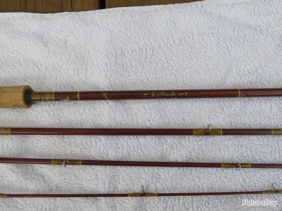 Canne à Mouche Du Coin De Pêche 8' Conolon En 4 éléments 2 Canne à Mouche Du Coin De Pêche 8' Conolon En 4 éléments – Image 2