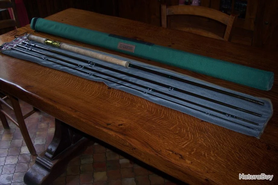 G.LOOMIS Canne Mouche Saumon Loomis Deveron Salmon Fly Rod 15' # 9/10 En 4 Brins 2 G.LOOMIS Canne Mouche Saumon Loomis Deveron Salmon Fly Rod 15' # 9/10 En 4 Brins – Image 2