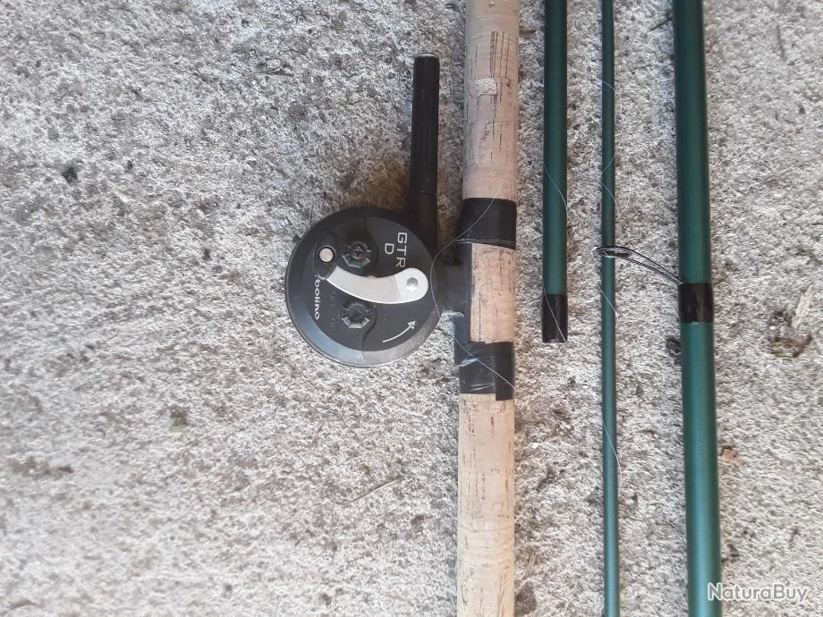 Canne à Pêche Au Toc Fil Intérieur Fabrication Artisanale Marque Ducos Avec Moulinet Garbolino 4 Canne à Pêche Au Toc Fil Intérieur Fabrication Artisanale Marque Ducos Avec Moulinet Garbolino – Image 4