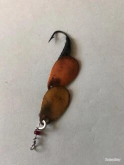 4 Cuillère Double Or Cuivre 3 Cm Pêche TRUITE Occasion Collection -Pêche Expert 00005 4 cuillere double or cuivre 3 cm peche TRUITE occasion collection