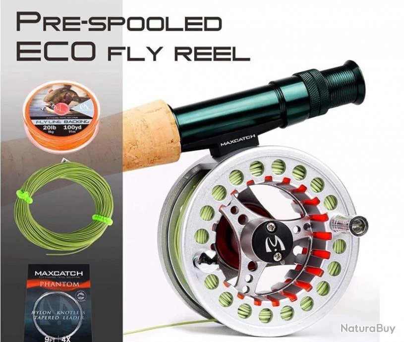 Canne à Mouche EXTREME 3-8WT En Fibre De Carbone 9ft 8wt Combo +bobine En Graphite Ligne De Vol 5 Canne à Mouche EXTREME 3-8WT En Fibre De Carbone 9ft 8wt Combo +bobine En Graphite Ligne De Vol – Image 5