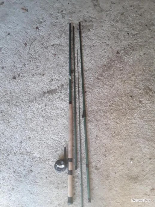 Canne à Pêche Au Toc Fil Intérieur Fabrication Artisanale Marque Ducos Avec Moulinet Garbolino 5 Canne à Pêche Au Toc Fil Intérieur Fabrication Artisanale Marque Ducos Avec Moulinet Garbolino – Image 5