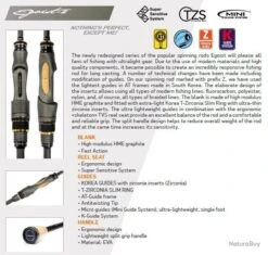 Egoist-Z 1.98 M 1-5 G 662UL Canne Spinning Maximus Rods -Pêche Expert 00005 Egoist Z 1.98 M 1 5 G 662UL Canne Spinning Maximus