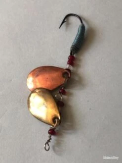 4 Cuillère Double Or Cuivre 3 Cm Pêche TRUITE Occasion Collection -Pêche Expert 00008 4 cuillere double or cuivre 3 cm peche TRUITE occasion collection