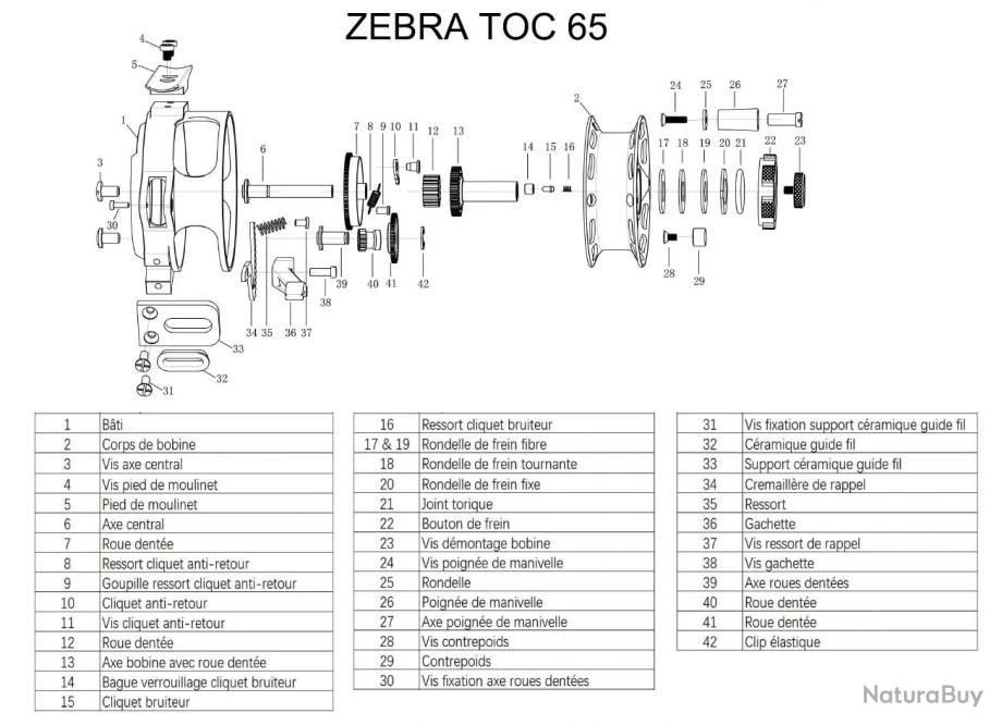 Zebra Toc 65 Moulinet Truite Au Toc Garbolino 5 Zebra Toc 65 Moulinet Truite Au Toc Garbolino â Image 5