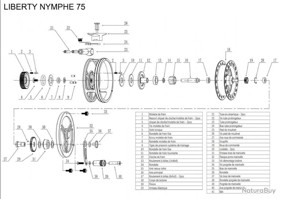 Liberty Nymphe 75 Moulinet Truite Au Toc Garbolino 5 Liberty Nymphe 75 Moulinet Truite Au Toc Garbolino â Image 5