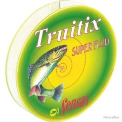 Nylon Sensas Truitix Jaune Fluo 100m - 10 / 0.16mm
