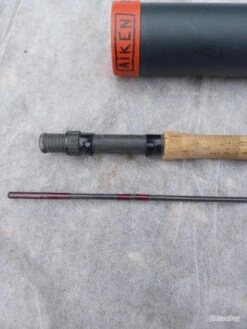 CANNE A MOUCHE COLLECTOR Marque AIKEN (of London). -Pêche Expert 00015 CANNE A MOUCHE COLLECTOR Marque AIKEN of London