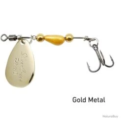 Cuillère Tournante Daiwa Silvercreek Spinner - Par 20 - Gold Métal / 4 G