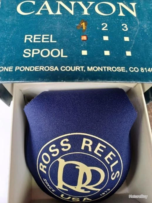 Moulinet Mouche ROSS CANYON N°1 (made In USA).Jamais Servi. Noir Anodisé. Large Arbor. Soie 0 à 3. 2 Moulinet Mouche ROSS CANYON N°1 (made In USA).Jamais Servi. Noir Anodisé. Large Arbor. Soie 0 à 3. – Image 2