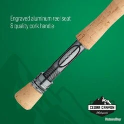 Canne à Mouche Shakespeare Cedar Canyon Summit - 2.74 M / 5wt / RHW -Pêche Expert 00047 Canne a mouche Shakespeare Cedar Canyon Summit 2.74 m 5wt RHW