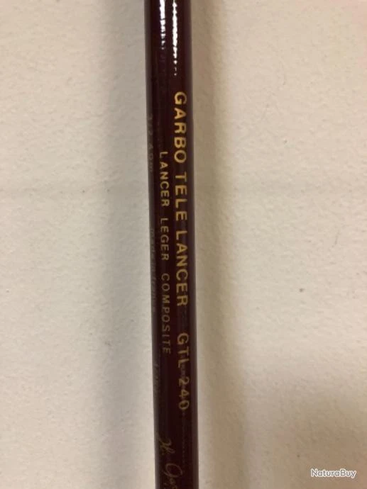 1 Canne 2.40 M , 4 / 15 Gr ,télescopique ,peche Ancien Collection Occasion , Garbolino , Truite 3 1 Canne 2.40 M , 4 / 15 Gr ,télescopique ,peche Ancien Collection Occasion , Garbolino , Truite – Image 3